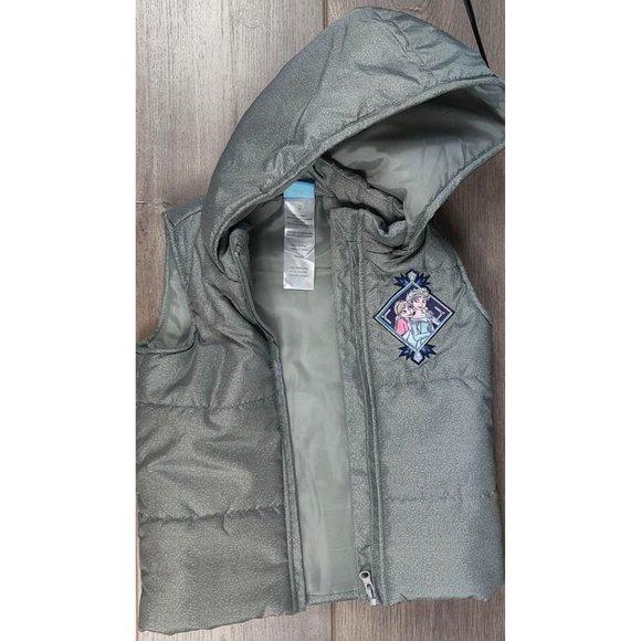 Frozen Hooded Vest Sz 4t - Picture 3 of 9